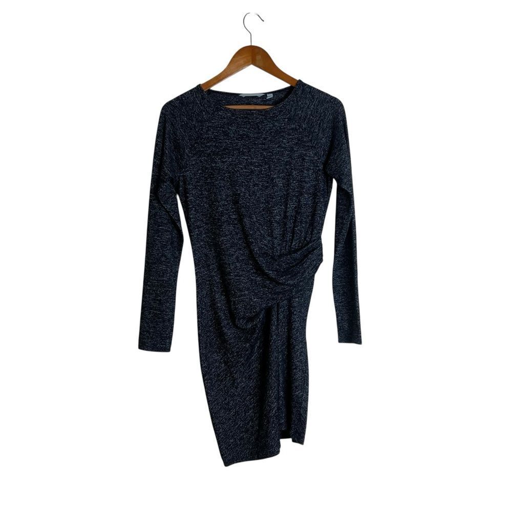 Athleta dark‎ grey knit long sleeve dress. Size xs